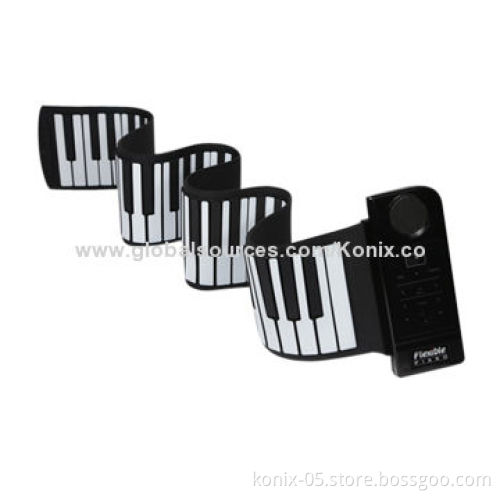 Portable toys musical roll-up piano